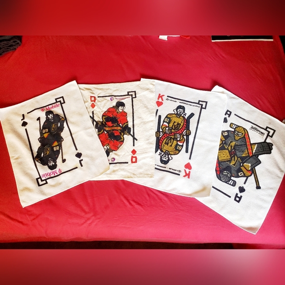 Las vegas Golden knights "playing cards" (4) towel set - Picture 3 of 5